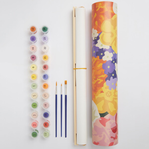 RHS Paint by Numbers Kit Floral